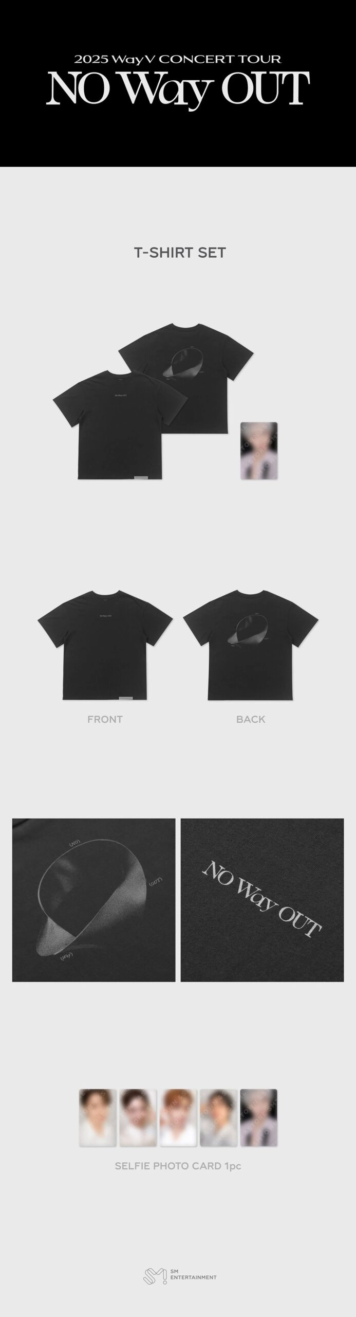 アイドル WAYV YANGYANG CCOMAZ T-SHIRT SET WayV “No Way Out” Merch - T-Shirt Set - Fashion Chingu