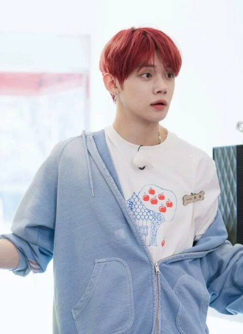 White Apple Tree Printed T-Shirt | Yeonjun – TXT