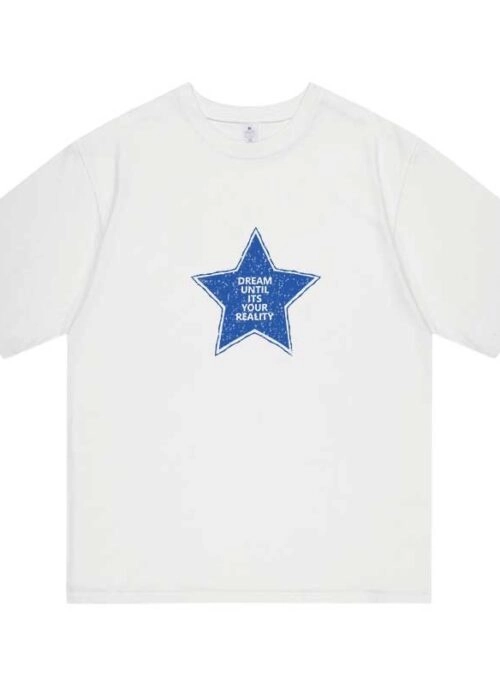 White Star Statement Print T-Shirt | Taehyun – TXT