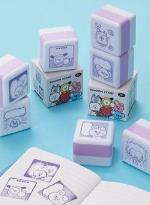 BT21 “Today’s Mood” Merch – Random Speech Bubble Stamp