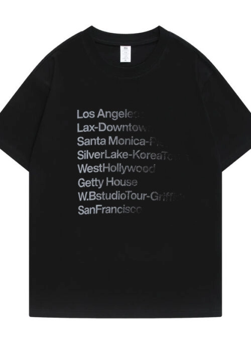 Black City Tour Printed T-Shirt | Jisung – NCT