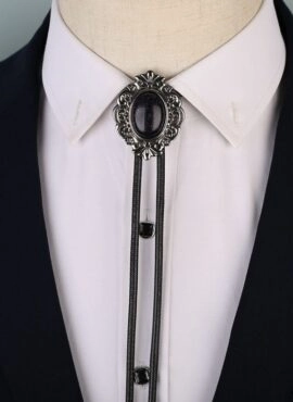 Black Gem Bolo Tie Necklace | Seungmin – Stray Kids