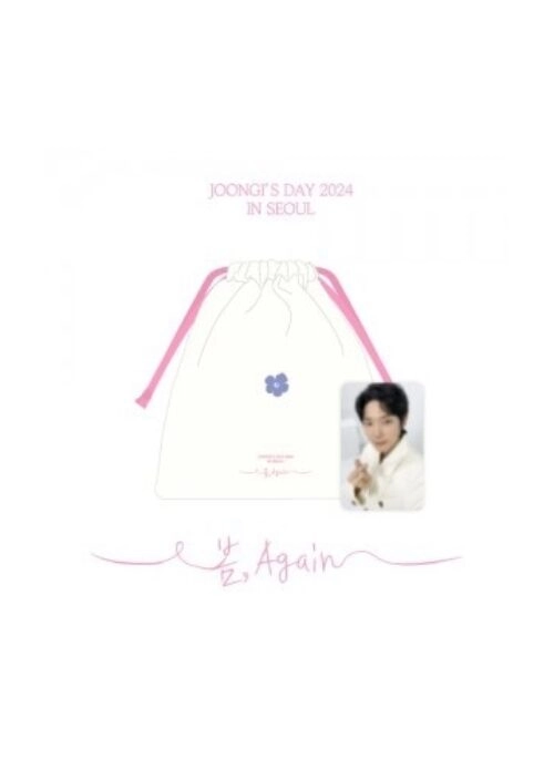 Lee Joon Gi “Spring, Again” Merch – String Pouch + Photocard Set
