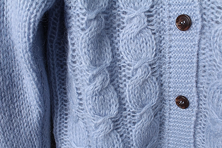 ennoy カーディガン ブルー BUTTON CARDIGAN ennoy カーディガン