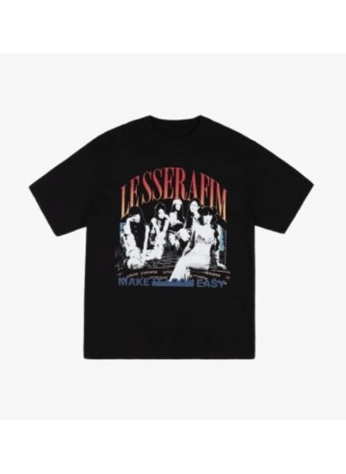 LE SSERAFIM x Peaches FIM'S CLUB X EARP EARP Merch - Photo S/S T-Shirt