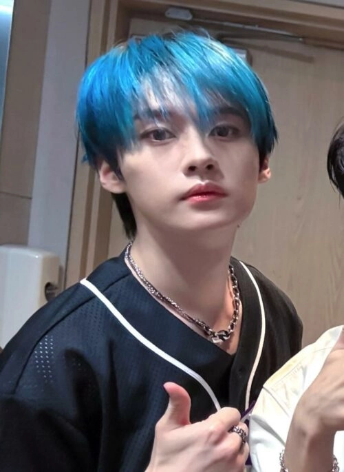 Silver Wave Chain Heart Necklace | LeeKnow - Stray Kids - Fashion