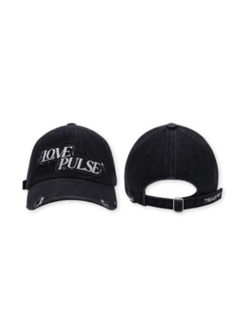 TREASURE “Lovepulse” Merch – Damaged Applique Ballcap