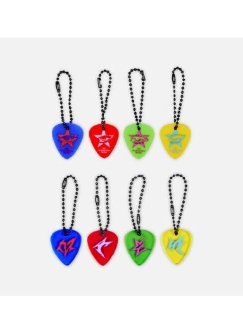 aespa “Rich Man” Merch – Random Guitar Pick Keyring