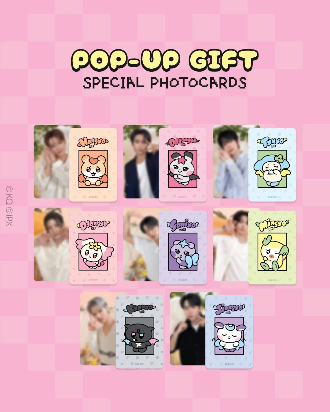 ATEEZ Press, Start! Enter the MIGHTEEZ Pop-Up Merch - Photocard