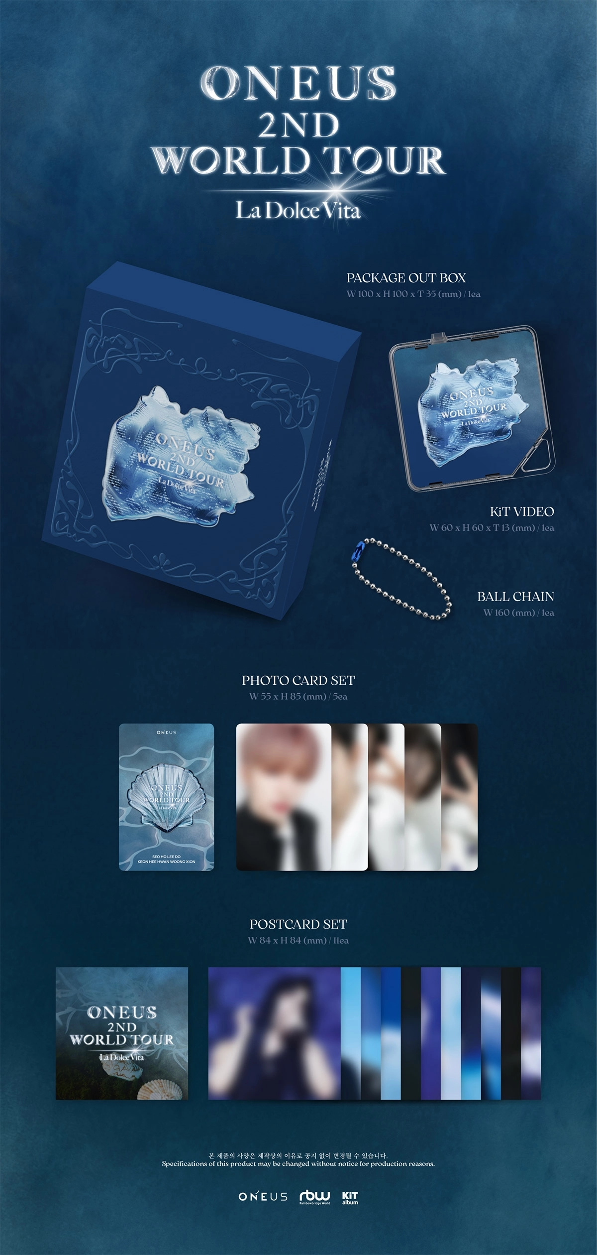 ONEUS 2ND WORLD TOUR 'La Dolce Vita' CONCERT | KiT - Fashion Chingu