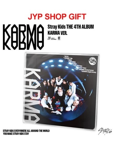Stray Kids KARMA ポップアップ ヒョンジン 4点セット Stray Kids 4th Album - KARMA | Limited edition, Karma version, JYP