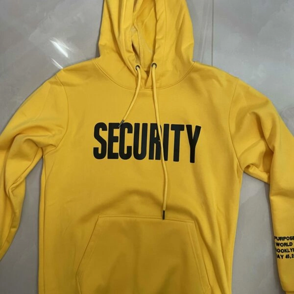 Yellow Security Hoodie | RM - BTS - Fashion Chingu