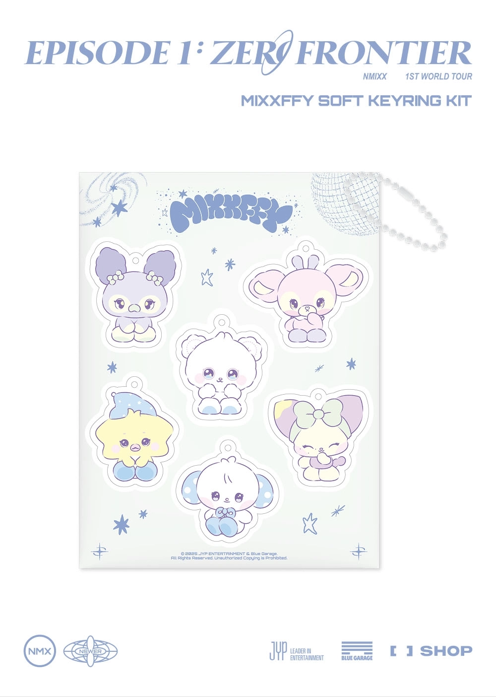NMIXX “Episode 1: Zero Frontier” Merch - Mixxffy Soft Keyring Kit