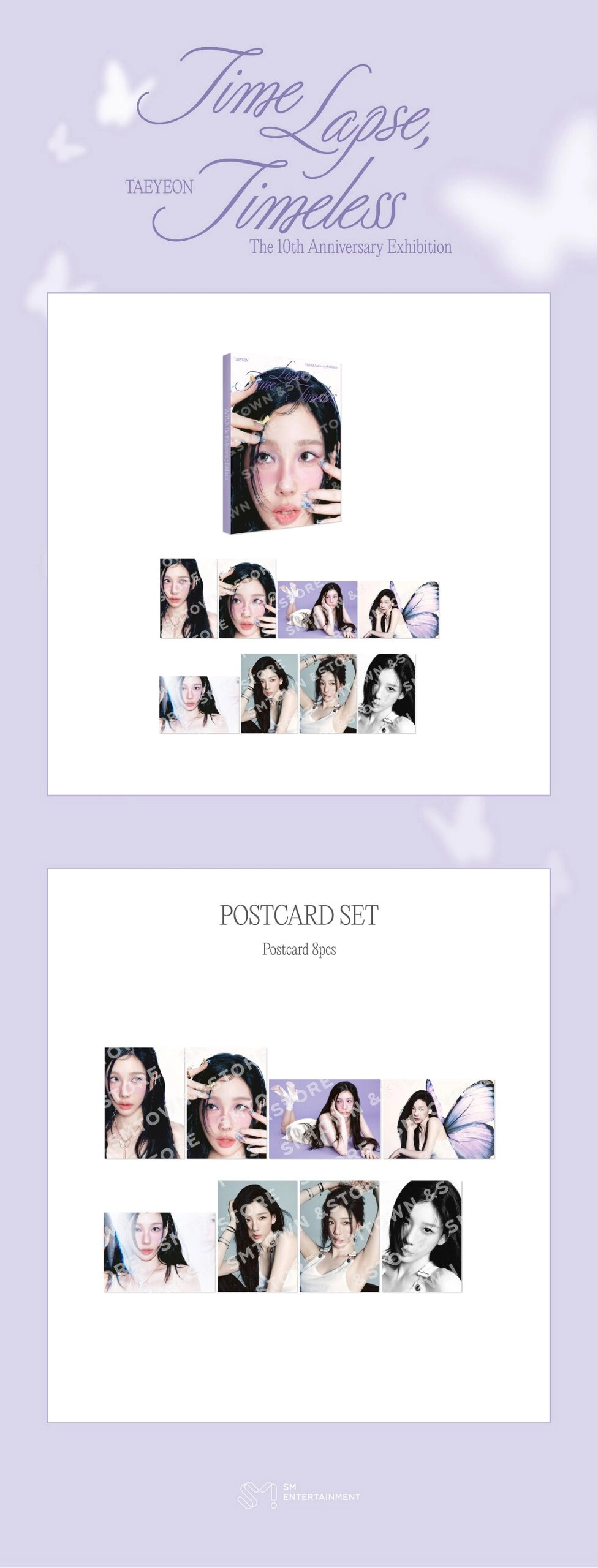 TAEYEON “Time Lapse, Timeless” Merch - Postcard Set - Fashion Chingu