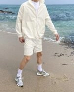 Korean Clothes Men Set 2026.Korean Style Loose Sun Protection Jacket Set - Fashion Chingu