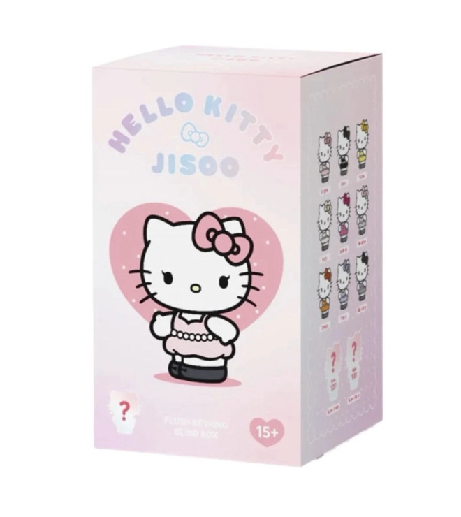 BLACKPINK JISOO X HELLO KITTY - Plush Keychain Blindbox - Fashion