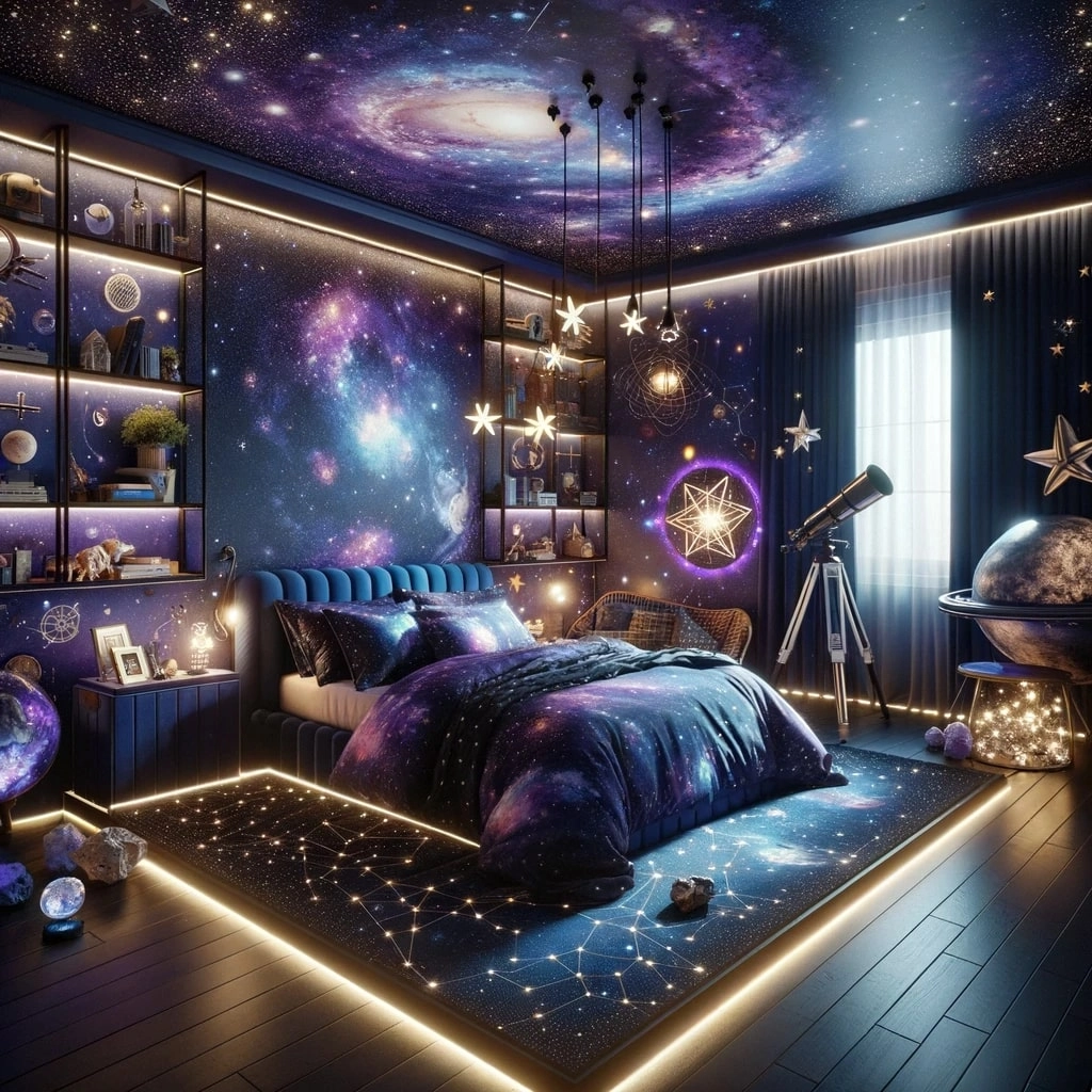 Galaxy room decor \u0026 space room decor | Decor tailored to your aesthetic, image size:1024x1024