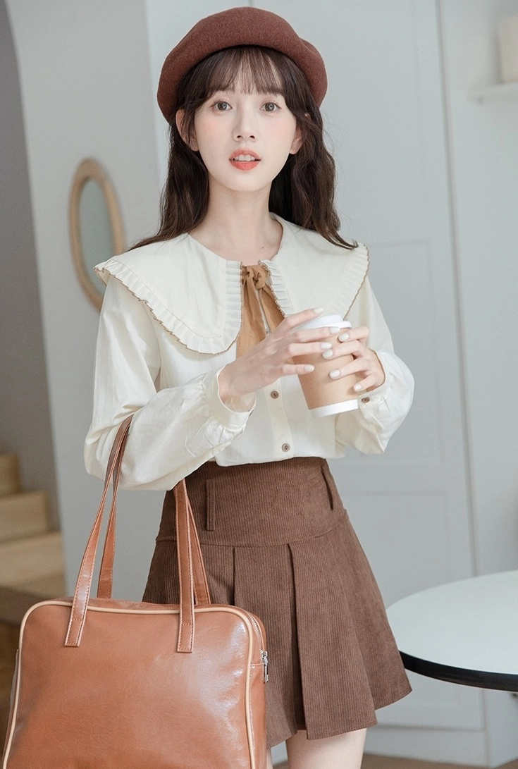 Brown-Corduroy-High-Waisted-